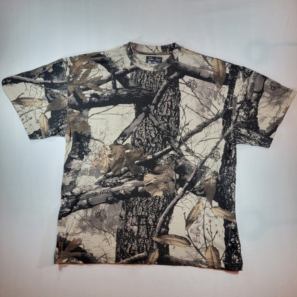 Darc Sport Wolves Club Camo T-Shirt XL Premium Vintage Collection Real Tree Tee